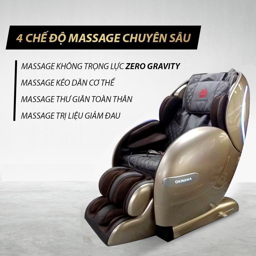 Chế độ massage ghế massage OKINAWA OS 9500
