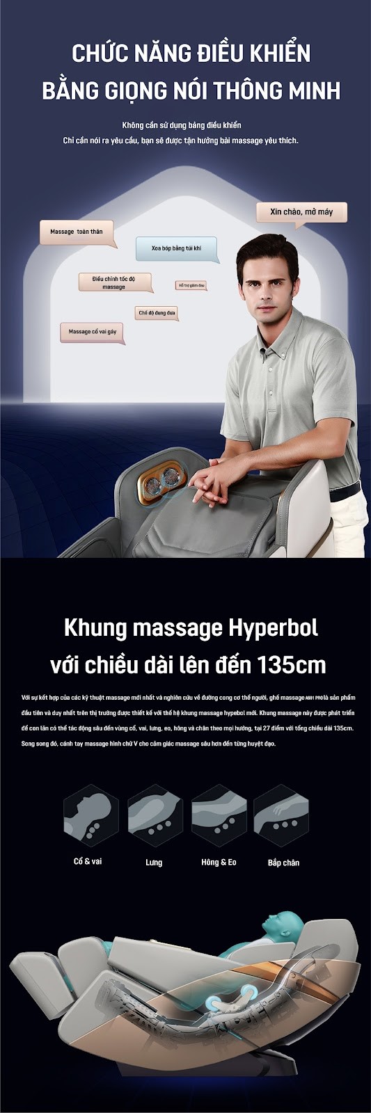 Khung ghế massage OKINAWA A601 PRO