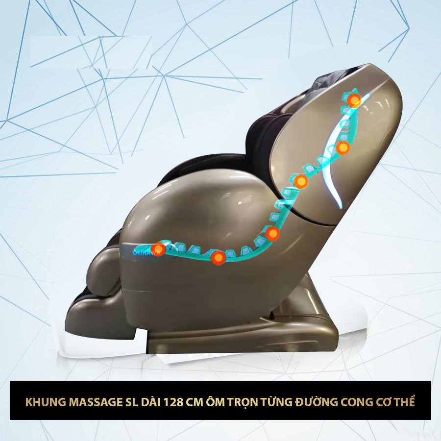 Khung ray ghế massage OKINAWA OS 9500