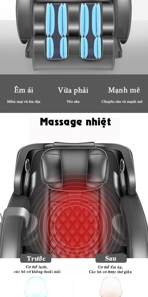 Massage nhiệt ghế massage OKINAWA NO 700