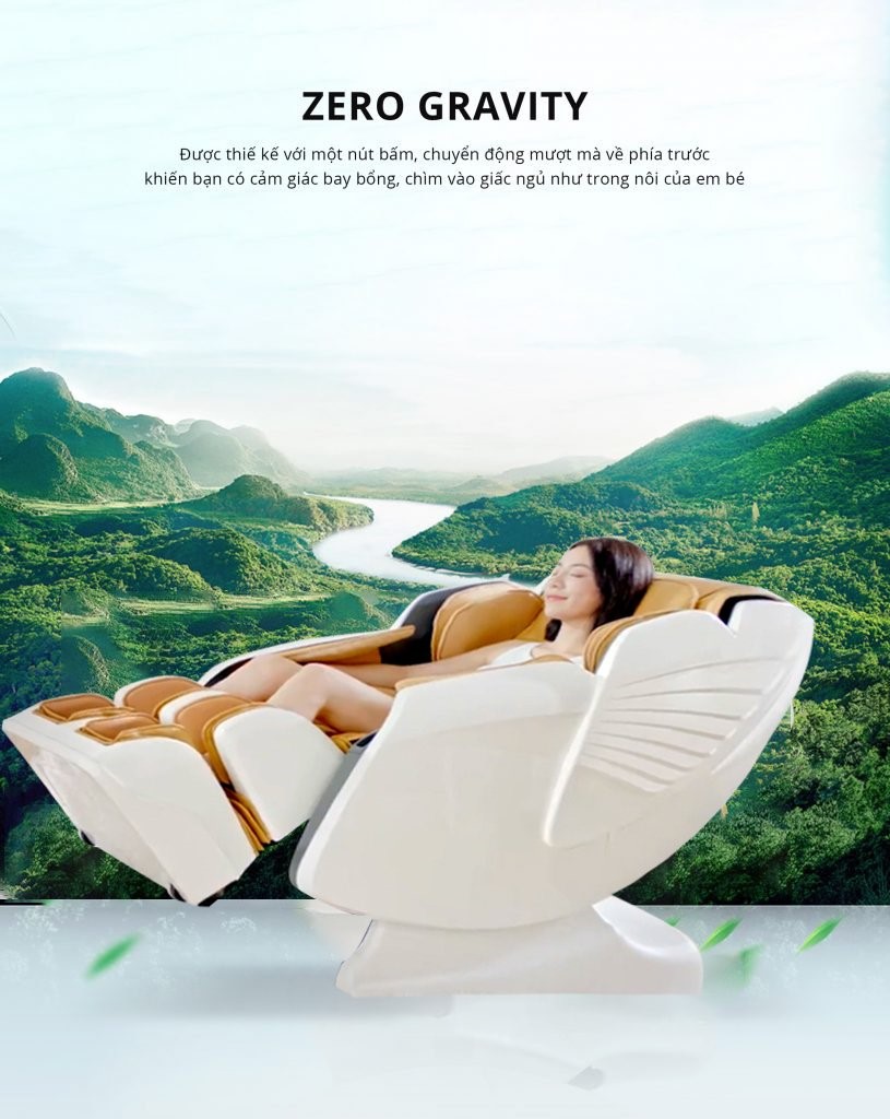 zChế độ không trọng lực ghế massage OKINAWA OS 850 PRO