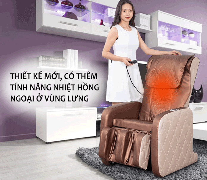 Nhiệt hồng ngoại ghế massage giá rẻ OKINAWA JS 8900