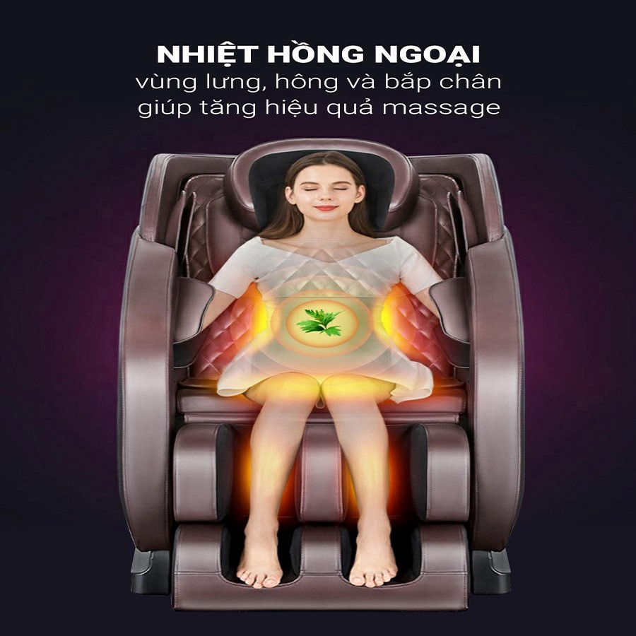 Nhiệt hồng ngoại ghế massage OKINAWA INC 6000