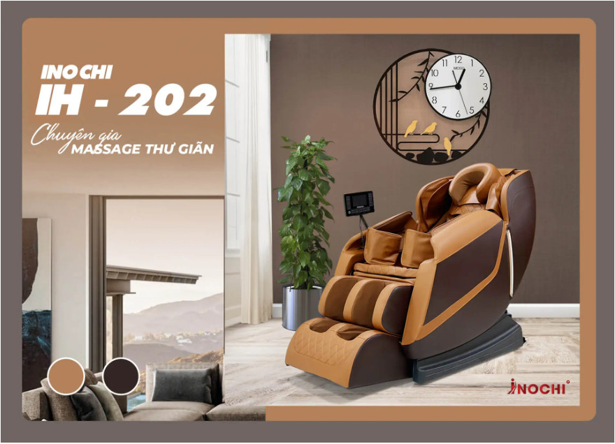 Thiết kế ghế massage INOCHI IH 202