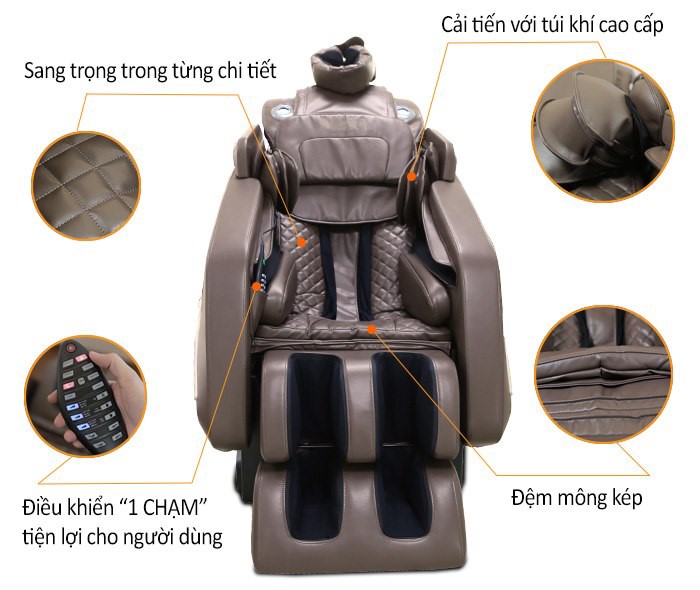 Thiết kế ghế massage OKINAWA JS 700