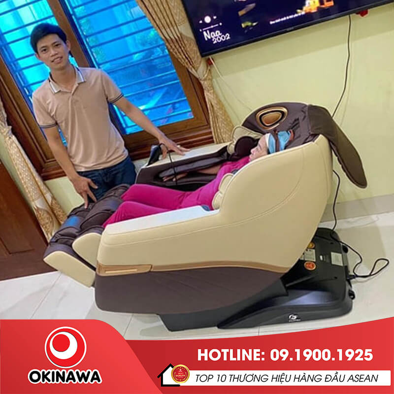 Hướng dẫn khách hàng sử dụng ghế massage Okinawa OS-950