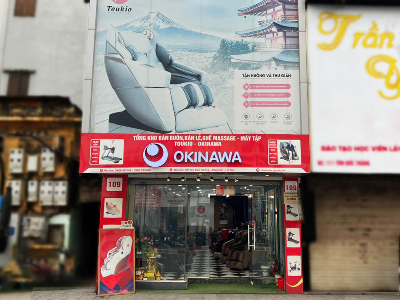 Đại lý ghế massage Okinawa Hà Nội