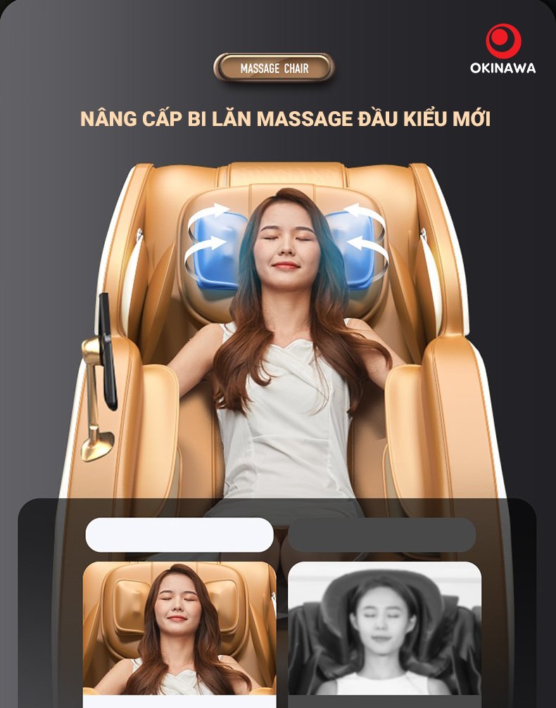 Bi lăn massage ghế masage OKINAWA 150