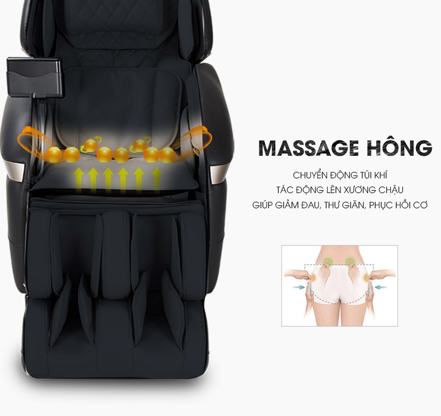 Massage hông ghế massage OKINAWA JS 600