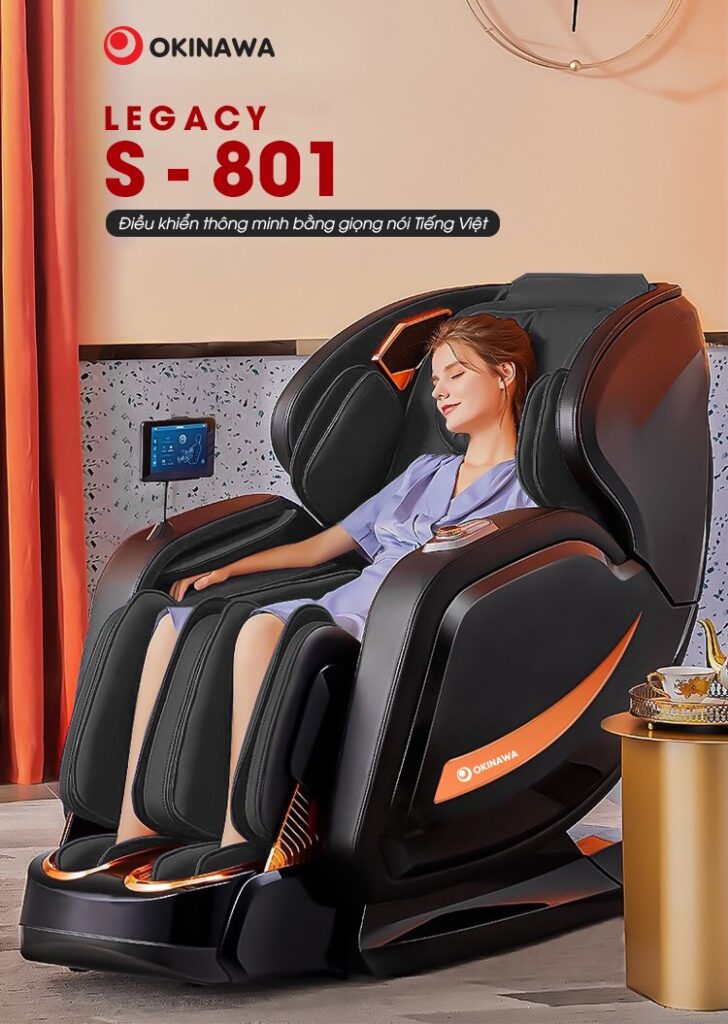 Ghế massage hồng ngoại OKINAWA S-801