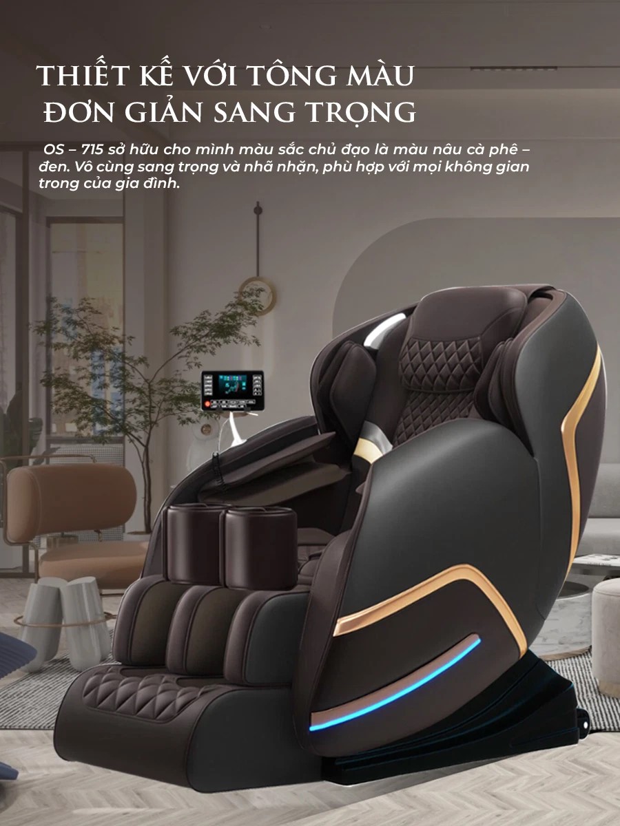 Thiết kế ghế massage OKINAWA OS - 715