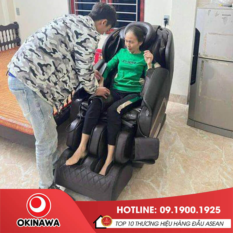 Hướng dẫn khách hàng sử dụng ghế massage Okinawa OS-611