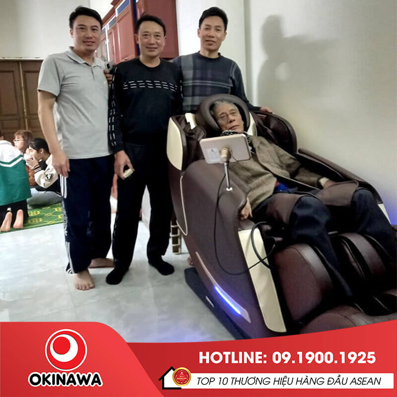 Hướng dẫn khách hàng sử dụng ghế massage Okinawa OS-711