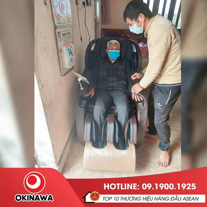 Hướng dẫn khách hàng sử dụng ghế massage Okinawa OS-885