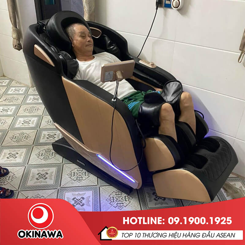 Thư giãn với ghế massage Okinawa OS-326 tại nhà