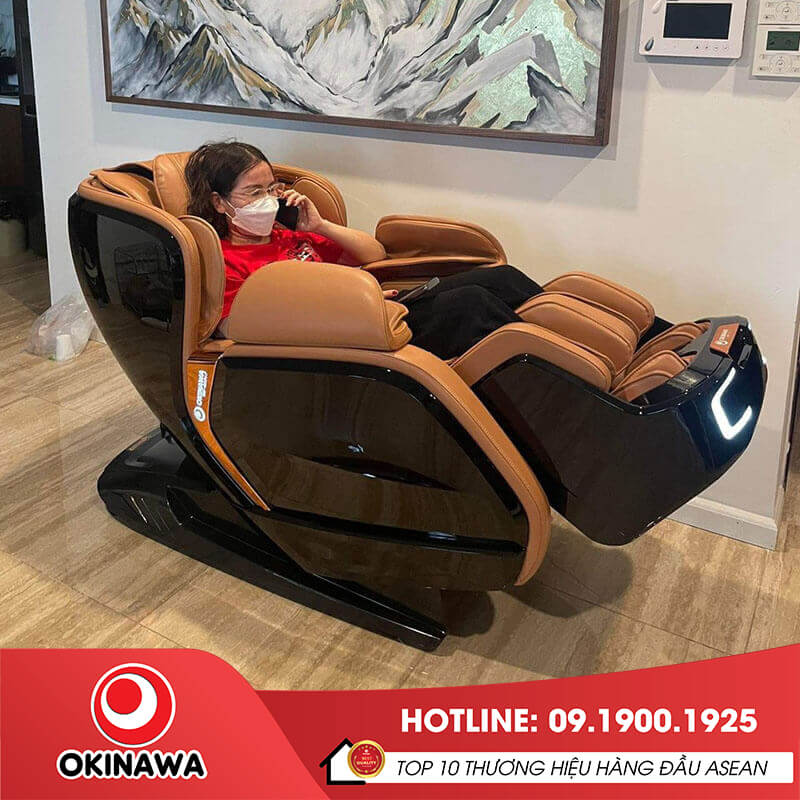 Thư giãn với ghế massage Okinawa OS-601 tại nhà