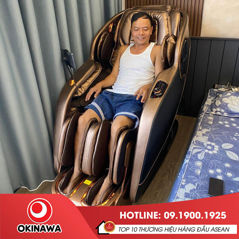 Trải nghiệm ghế massage Okinawa OS-636 tại nhà