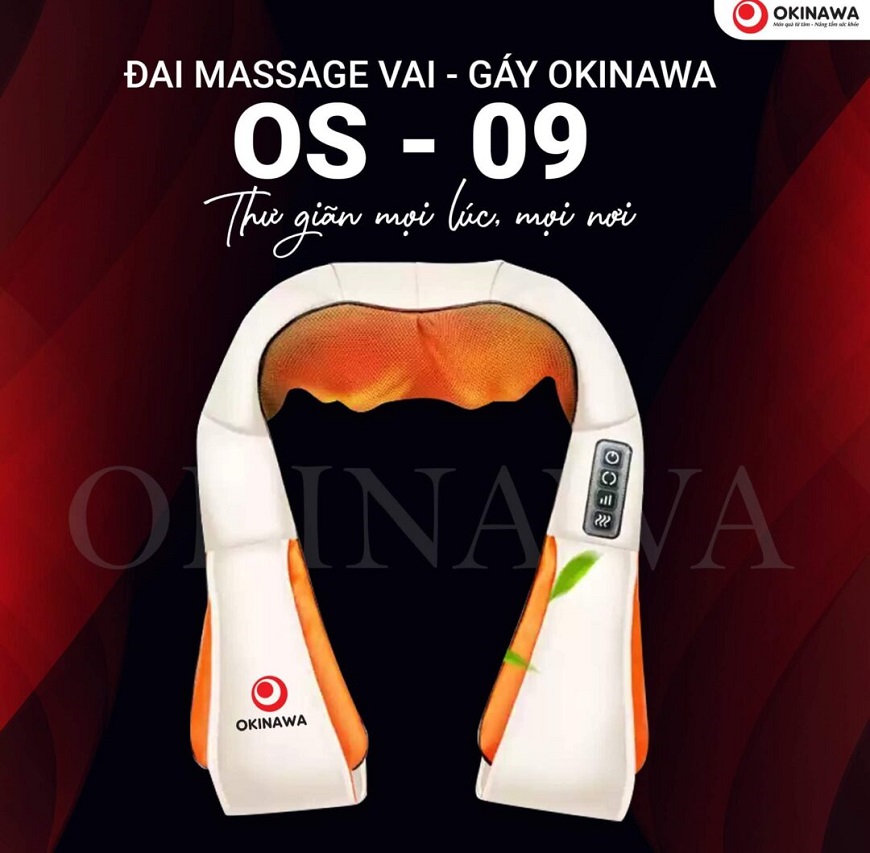 Đai massage vai gáy Okinawa OS - 09