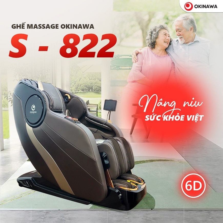 Ghế massage toàn thân Okinawa S-822