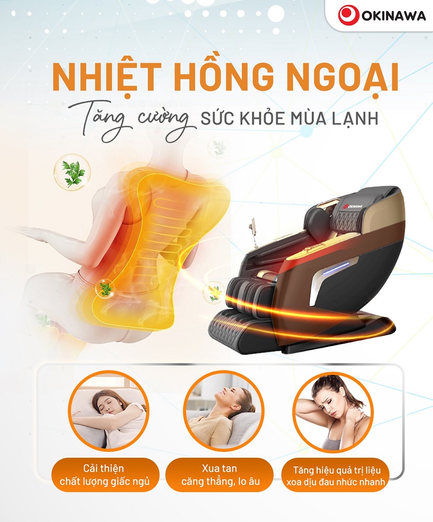 Ghe-massage-okinawa-os-262-nhiet-hong-ngoai